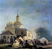 Francisco de goya y Lucientes Pilgrimage to the Church of San Isidro